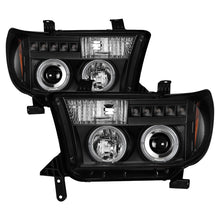 Load image into Gallery viewer, Spyder Toyota Tundra 07-133 Projector Headlights LED Halo LED Blk PRO-YD-TTU07-HL-BK - eliteracefab.com