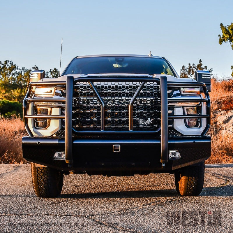 Westin 20-21 Chevrolet 2500/3500 HDX Bandit Front Bumper - Black Westin