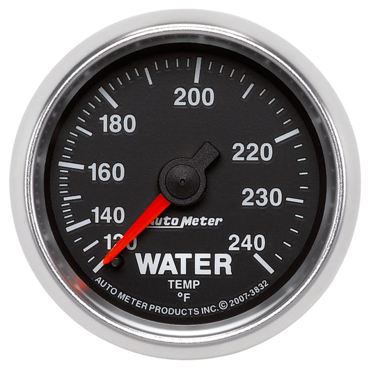 Autometer GS 52mm 120-240 Deg F Mechanical Water Temperature Gauge 3832