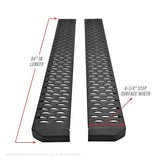 Westin Grate Steps Running Boards 54 in - Textured Black