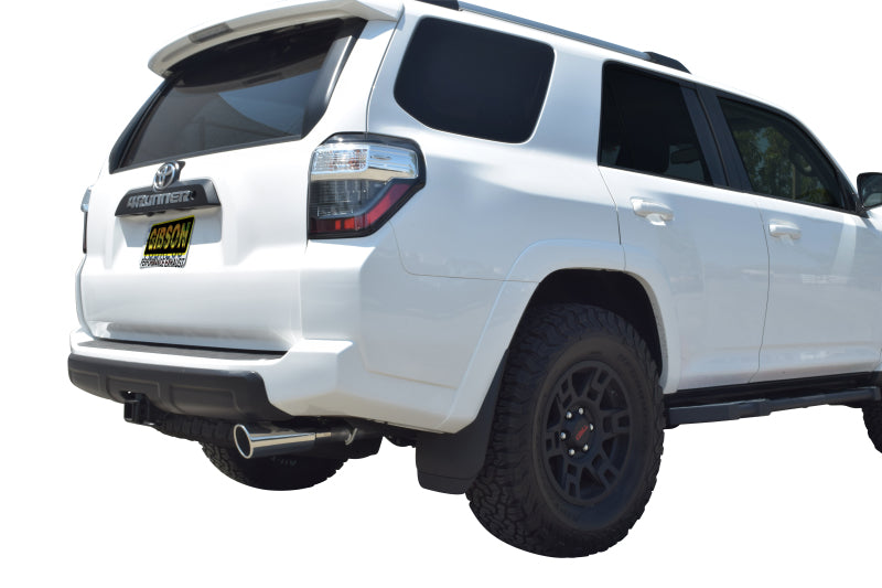 Gibson 04-19 Toyota 4Runner LImited 4.0L 2.5in Cat-Back Single Exhaust - Aluminized - eliteracefab.com