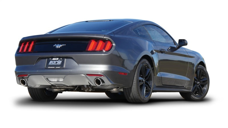 Borla S Type Rear Section 15-17 Ford Mustang 2.3L EcoBoost MT/AT 2.25in pipe 4in tip - eliteracefab.com