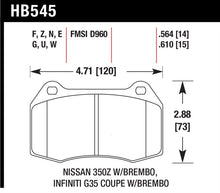 Load image into Gallery viewer, Hawk HPS Brake Pads - Front w/ Brembo | Nissan / Infiniti Multiple Fitments - eliteracefab.com