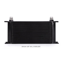 Load image into Gallery viewer, Mishimoto Universal 19 Row Oil Cooler - Black - eliteracefab.com