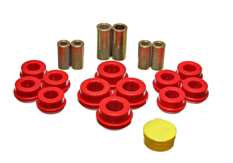 Energy Suspension 92-01 Honda Prelude Red Rear Control Arm Bushing Set - eliteracefab.com