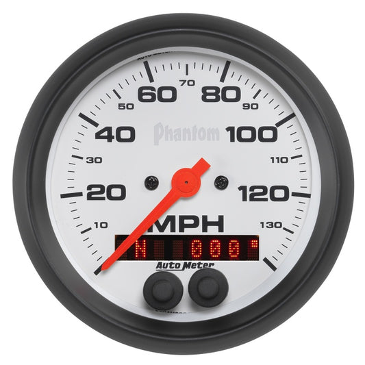 Autometer Phantom 3-3/8in 140 MPH In-Dash Full Sweep Speedometer w/ GPS Rally Nav Display 5880