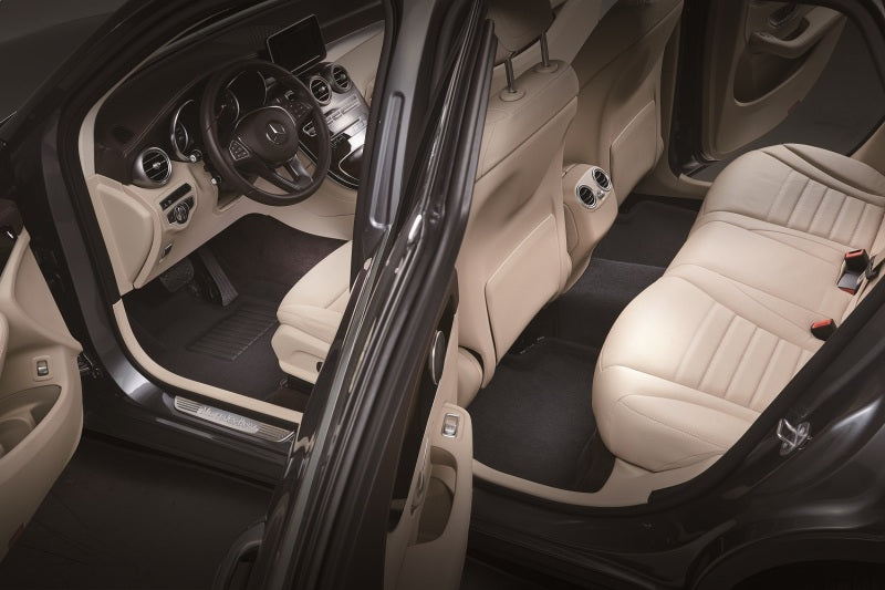 3D Maxpider L1FR02904709 12-18 Ford Focus Elegant Floor Mat- Black 1St Row 2Nd Row