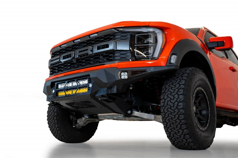 Addictive Desert Designs 2021+ Ford Raptor Bomber Front Bumper w/ Dual 20IN LED Mounts - eliteracefab.com