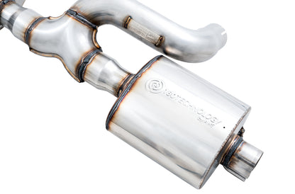 AWE Tuning 07-18 Jeep Wrangler JK/JKU 3.6L Tread Edition Axle-Back Dual Exhaust - Chrome Silver Tips AWE Tuning