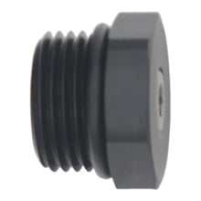 Load image into Gallery viewer, DeatschWerks 10AN ORB Male Plug Fitting with 1/8in NPT Gauge Port - Anodized Matte Black