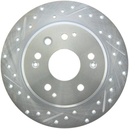 StopTech Select Sport 04-08 Acura TL Drilled & Slotted Rear Passenger Side Sport Brake Rotor - eliteracefab.com