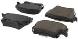 CENTRIC 05-09 CHRYSLER / 05-10 DODGE REAR POSIQUIET CERAMIC BRAKE PADS, 105.10572