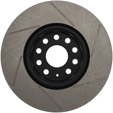 Load image into Gallery viewer, STOPTECH POWER SLOT 06-10 AUDI A3 / 08-10 TT / 06-09 VW GTI MLK V/PASSAT RIGHT FRONT SLOTTED ROTOR, 126.33098SR - eliteracefab.com