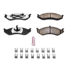 Load image into Gallery viewer, Power Stop 90-01 Jeep Cherokee Front Z36 Truck &amp; Tow Brake Pads w/Hardware - eliteracefab.com