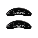 MGP 4 Caliper Covers Engraved Front Acura Rear RDX Black Finish Silver Char 2016 Acura RDX