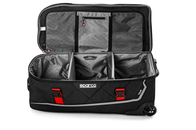 Sparco Bag Tour BLK/RED - eliteracefab.com