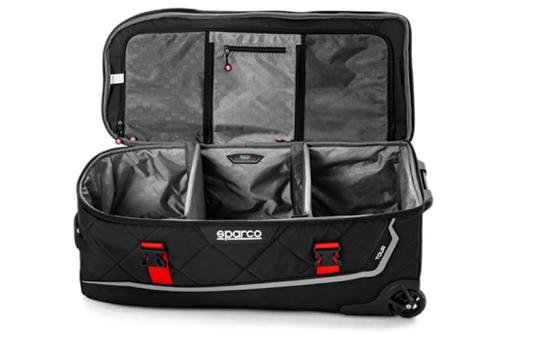 Sparco Bag Tour BLK/SIL - eliteracefab.com