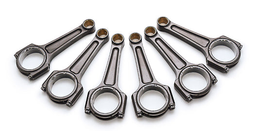Manley Pro Series Standard Weight I-Beam Connecting Rods for Ford 3.7L Cyclone V6 6.011in 23mm Pin ARP 625+ Set of 6 - 14523R6-6
