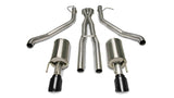 Corsa 05-06 Pontiac GTO 6L V8 2.5in Sport Cat-Back Exhaust + XPipe w/Dual Exit Single 4in BlackTips