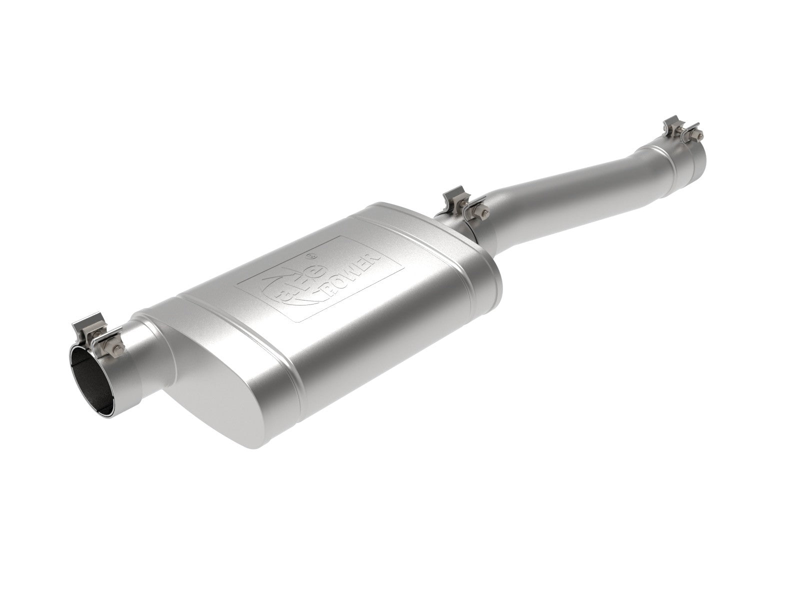 aFe Apollo GT Series 3in 409 Stainless Steel Muffler Upgrade 2019 GM Silverado/Sierra 1500 V8-6.2L - eliteracefab.com