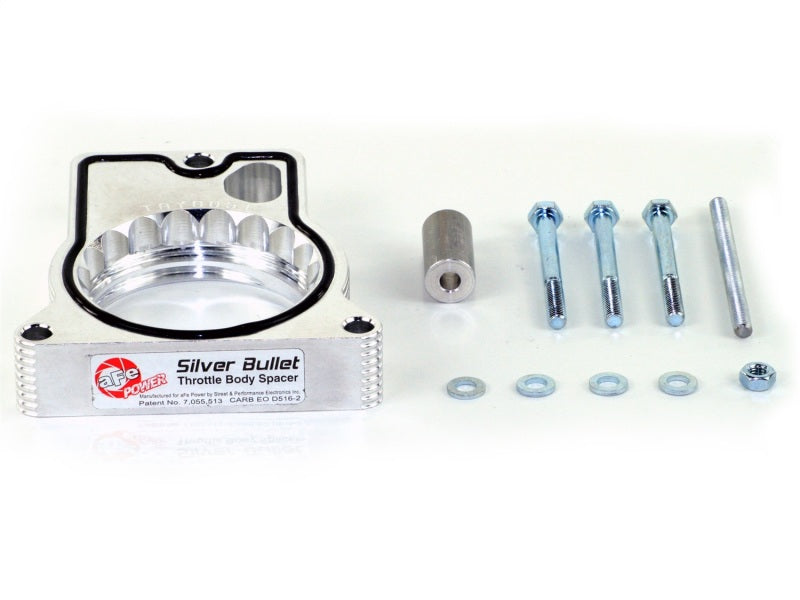 aFe Silver Bullet Throttle Body Spacers TBS GM C/K 1500/2500/3500 96-00 V8-5.0L 5.7L - eliteracefab.com