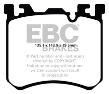 Load image into Gallery viewer, EBC 10+ BMW X5M 4.4 Twin Turbo Yellowstuff Front Brake Pads - eliteracefab.com