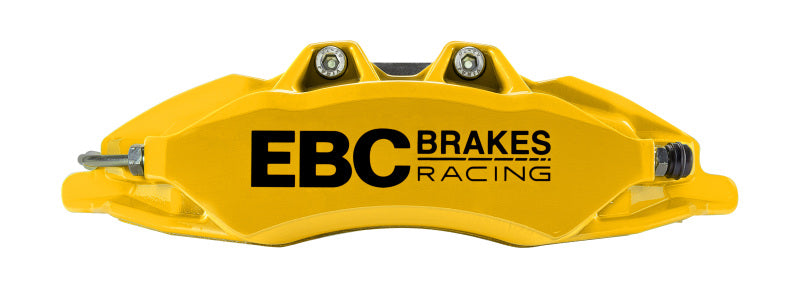 EBC Racing 17-21 Honda Civic Type-R (FK8) Yellow Apollo-6 Calipers 380mm Rotors Front Big Brake Kit EBC