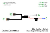 Diode Dynamics OEM Auxiliary Switch Dual-Output Wiring Harness