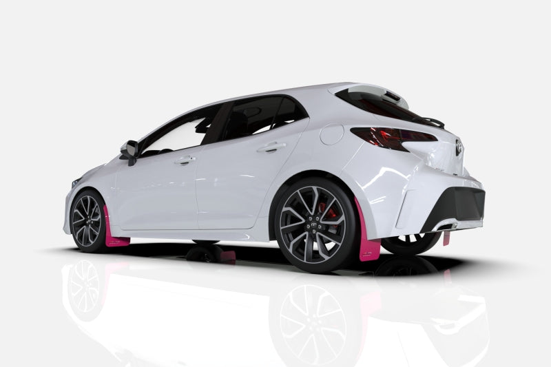 Rally Armor 2022 Honda Civic/Civic Si/Sport (Hatch/Sedan) Pink Mud Flap BCE Logo