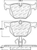 StopTech Street Disc Rear Brake Pads - 305.11700