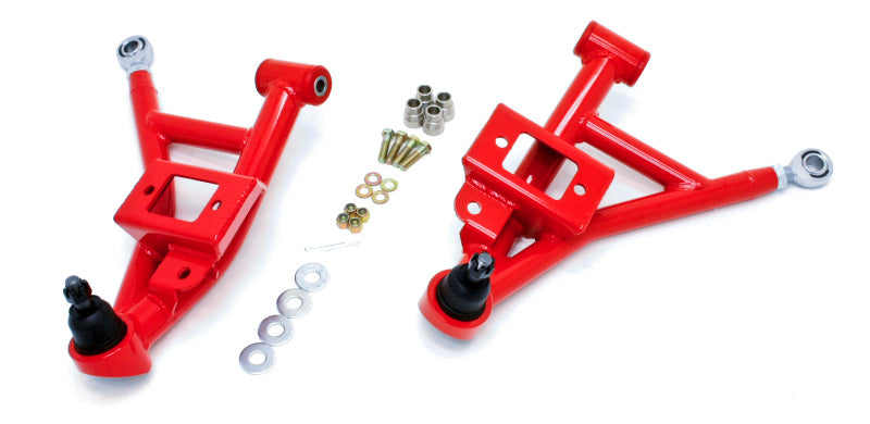 BMR 93-02 F-Body Adj. Lower A-Arms/Rod End Combo (Polyurethane) - Red - eliteracefab.com