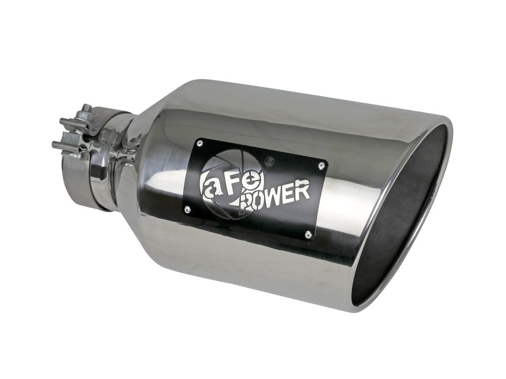 aFe Power MACH Force-Xp 304 Stainless Steel Clamp-on Exhaust Tip - Polished - eliteracefab.com