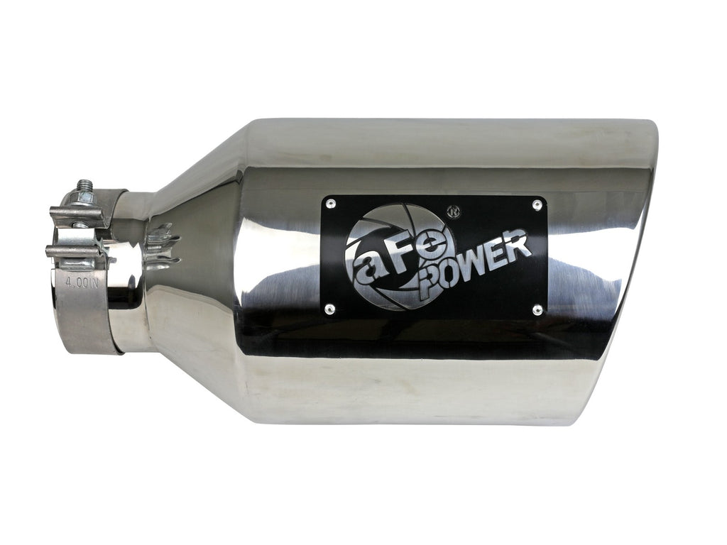 aFe Power MACH Force-Xp 304 Stainless Steel Clamp-on Exhaust Tip - Polished - eliteracefab.com