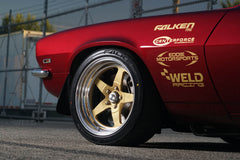 Weld S71 17x10 / 5x120mm BP / 7.2in. BS Black Wheel (High Pad) - Non-Beadlock - eliteracefab.com