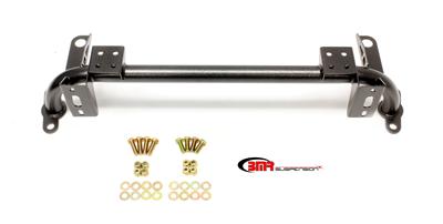 BMR RADIATOR SUPPORT W/SWAY BAR MOUNT BLACK (05-14 MUSTANG/GT500) - eliteracefab.com