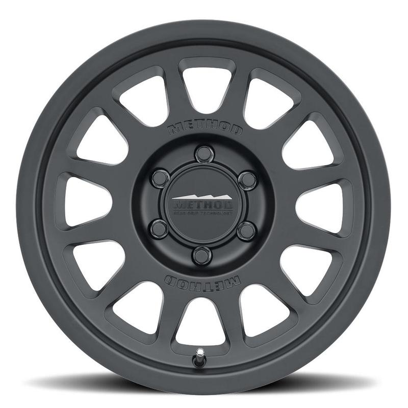 Method MR703 17x8.5 0mm Offset 6x135 87mm CB Matte Black Wheel - eliteracefab.com