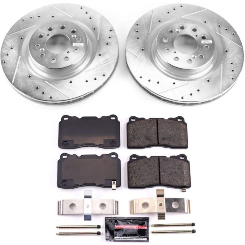 Power Stop 17-19 Honda Civic Front Z23 Evolution Sport Brake Kit - eliteracefab.com