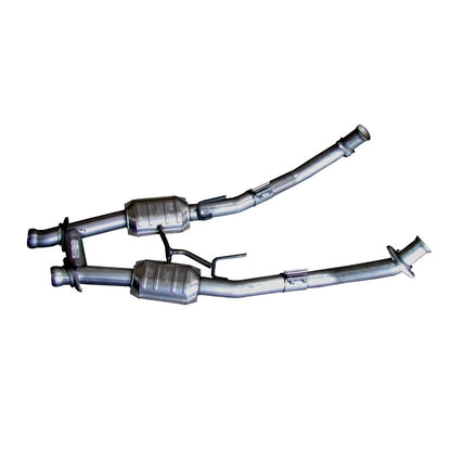 BBK 86-93 Mustang 5.0 High Flow H Pipe With Catalytic Converters - 2-1/2 - eliteracefab.com