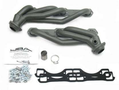 JBA 86-95 GM Truck 5.0L/5.7L SBC w/o A.I.R. 1-1/2in Primary Ti Ctd Cat4Ward Header JBA