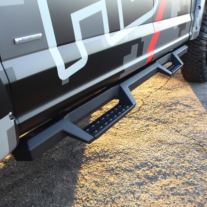 Westin/HDX 17-18 Ford F-150 SuperCrew Drop Nerf Step Bars - Textured Black - eliteracefab.com