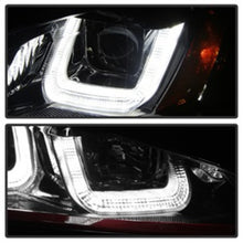 Load image into Gallery viewer, Spyder Volkswagen Golf VII 14-16 Projector Headlights DRL LED Red Stripe Blk PRO-YD-VG15-RED-DRL-BK - eliteracefab.com