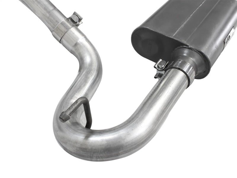 aFe Scorpion Exhaust System Cat Back 2.5in Aluminized Hi-Tuck 07-18 Jeep Wrangler JK V6 3.6/3.8L - eliteracefab.com