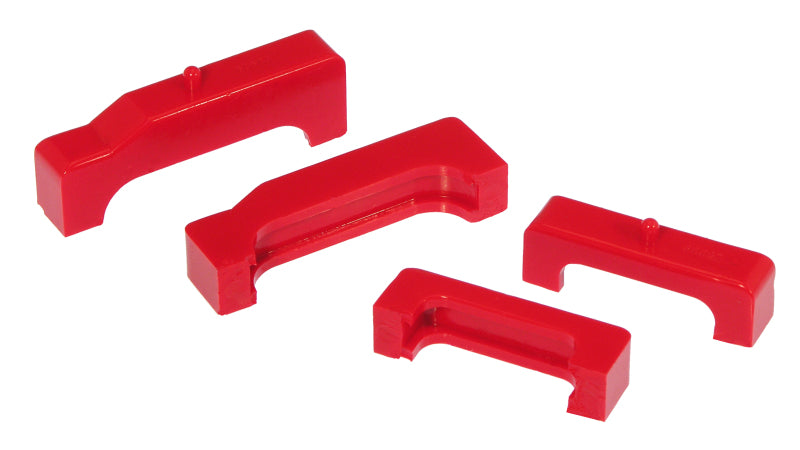 Prothane 88-98 Chevy Truck Small Block Radiator Insolators - Red - eliteracefab.com