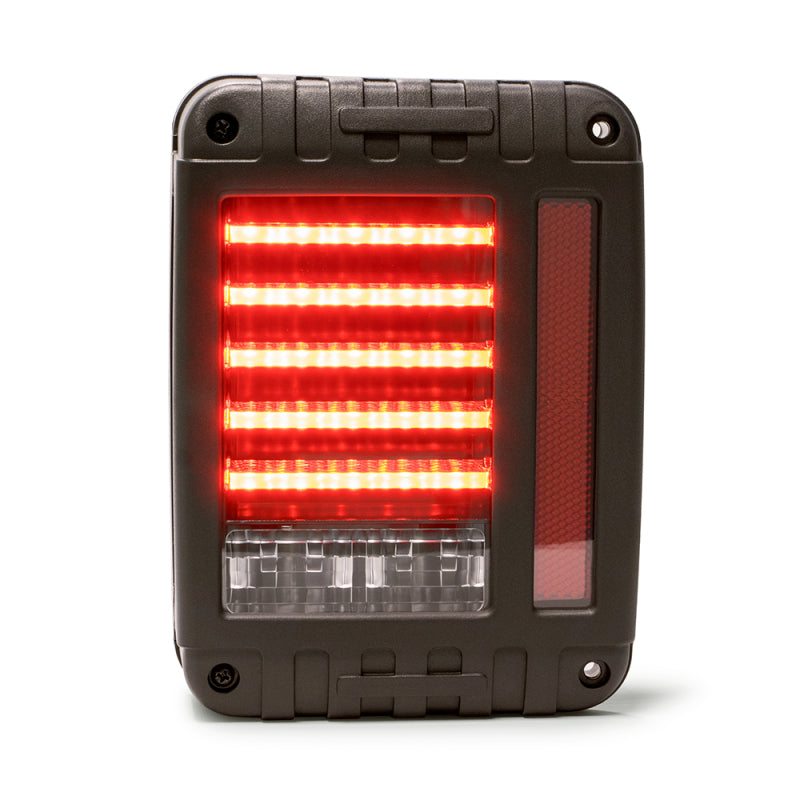 DV8 Offroad 07-18 Jeep Wrangler JK Horizontal LED Tail Light - eliteracefab.com