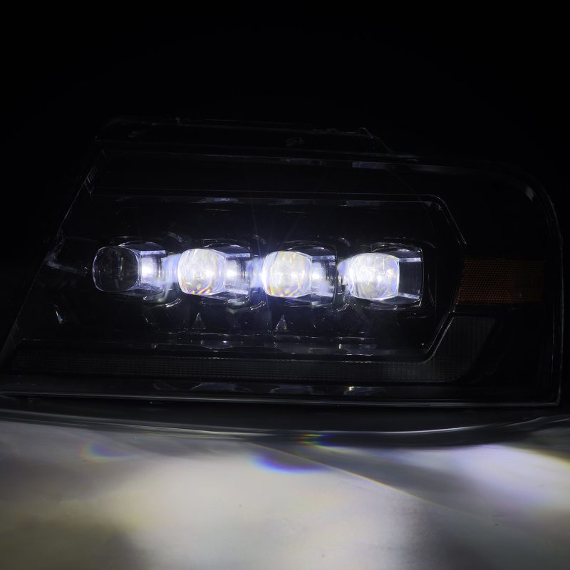 AlphaRex 880130 04-08 Ford F-150 (No 2004 Heritage) NOVA-Series LED Proj HL Chrome w/Actv Light / Seq. Sig