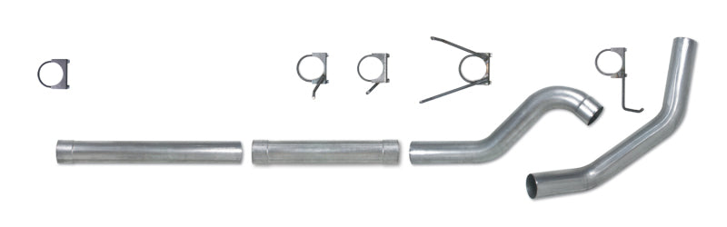 Diamond Eye KIT 4in CB MFLR RPLCMENT PIPE SGL SS: 2004.5-2007.5 DODGE CUMMINS 600 Diamond Eye Performance