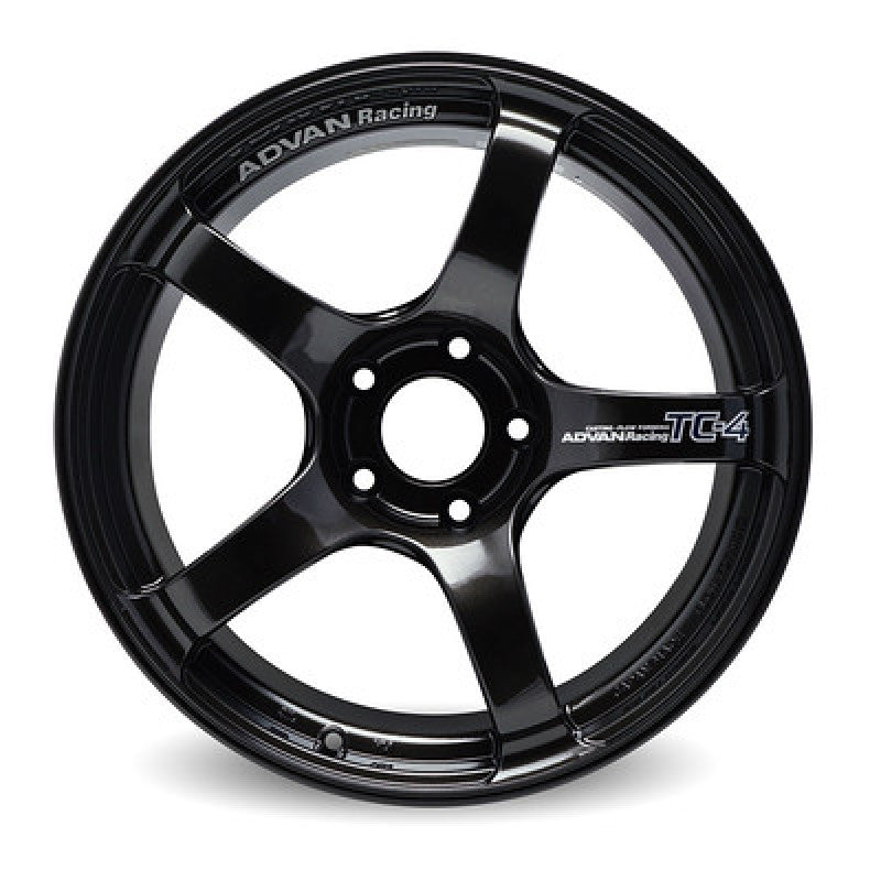 Advan YAD5G28ABG TC4 15x8.0 +28 4-100 Black Gunmetallic Wheel (No Ring)