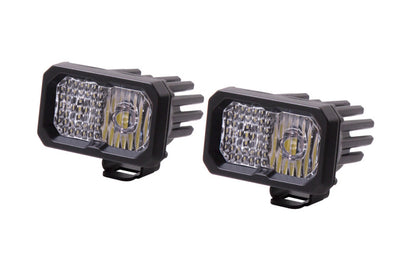 Diode Dynamics Stage Series 2 In LED Pod Sport - White Combo Standard RBL (Pair) Diode Dynamics