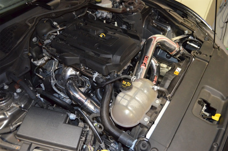 Injen 15-19 Ford Mustang 2.3L EcoBoost Aluminum Intercooler Piping Kit - Wrinkle Red - eliteracefab.com