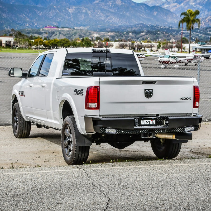 Westin 09-18 Ram 1500 HDX Bandit Rear Bumper - Black - eliteracefab.com